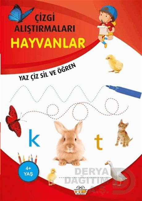 06 YAŞ YAYINLARI / YAZ ÇİZ SİL - HAYVANLAR