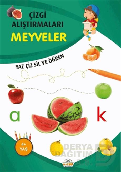06 YAŞ YAYINLARI / YAZ ÇİZ SİL - MEYVELER