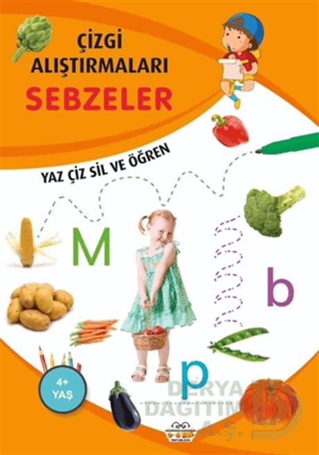 06 YAŞ YAYINLARI / YAZ ÇİZ SİL - SEBZELER