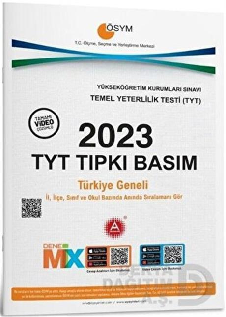 A YAY /  TYT 2023  KIPKI BASIM (DENEME SINAVI)