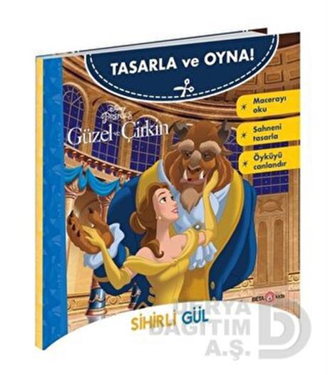 BETA KİDS /  TASARLA VE OYNA - GÜZEL VE ÇİRKİN (SİHİRLİ GÜL)