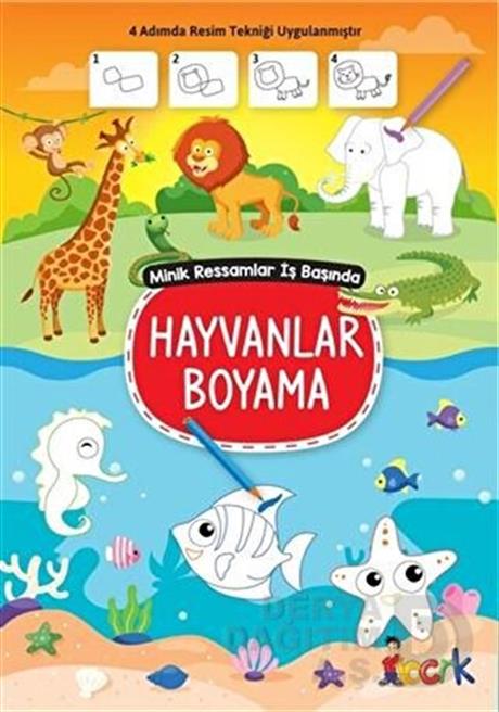 BICIRIK / MİNİK RESSAMLAR İŞ BAŞINDA - HAYVANLAR BOYAMA