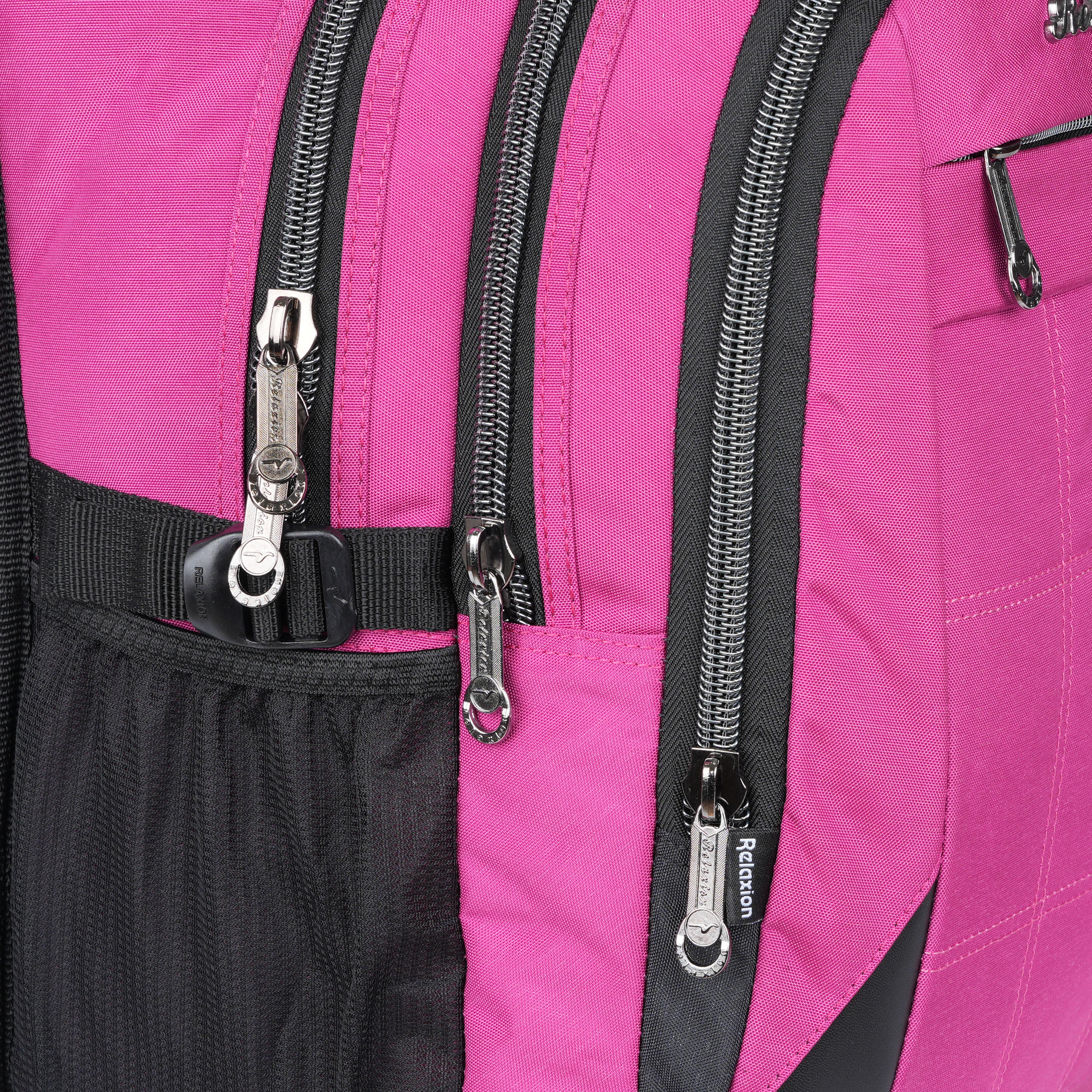 4 Bölmeli Suya Dayanıklı Ergonomik Okul Sırt Çantası 2227-Pembe