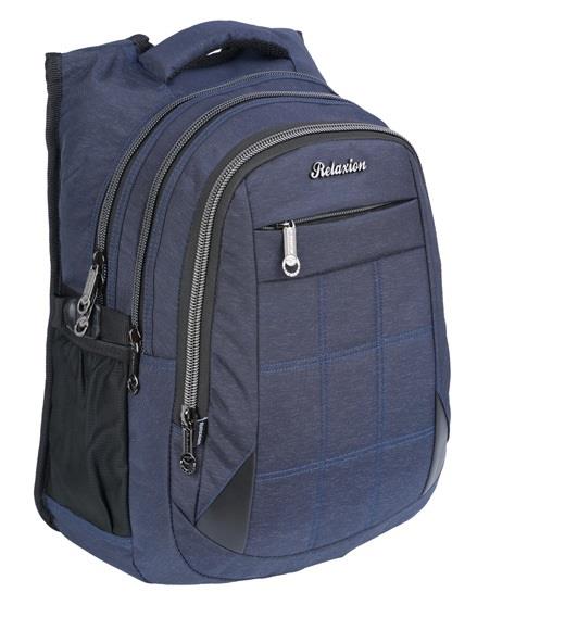 4 Bölmeli Suya Dayanıklı Ergonomik Okul Sırt Çantası SYG2227-Lacivert