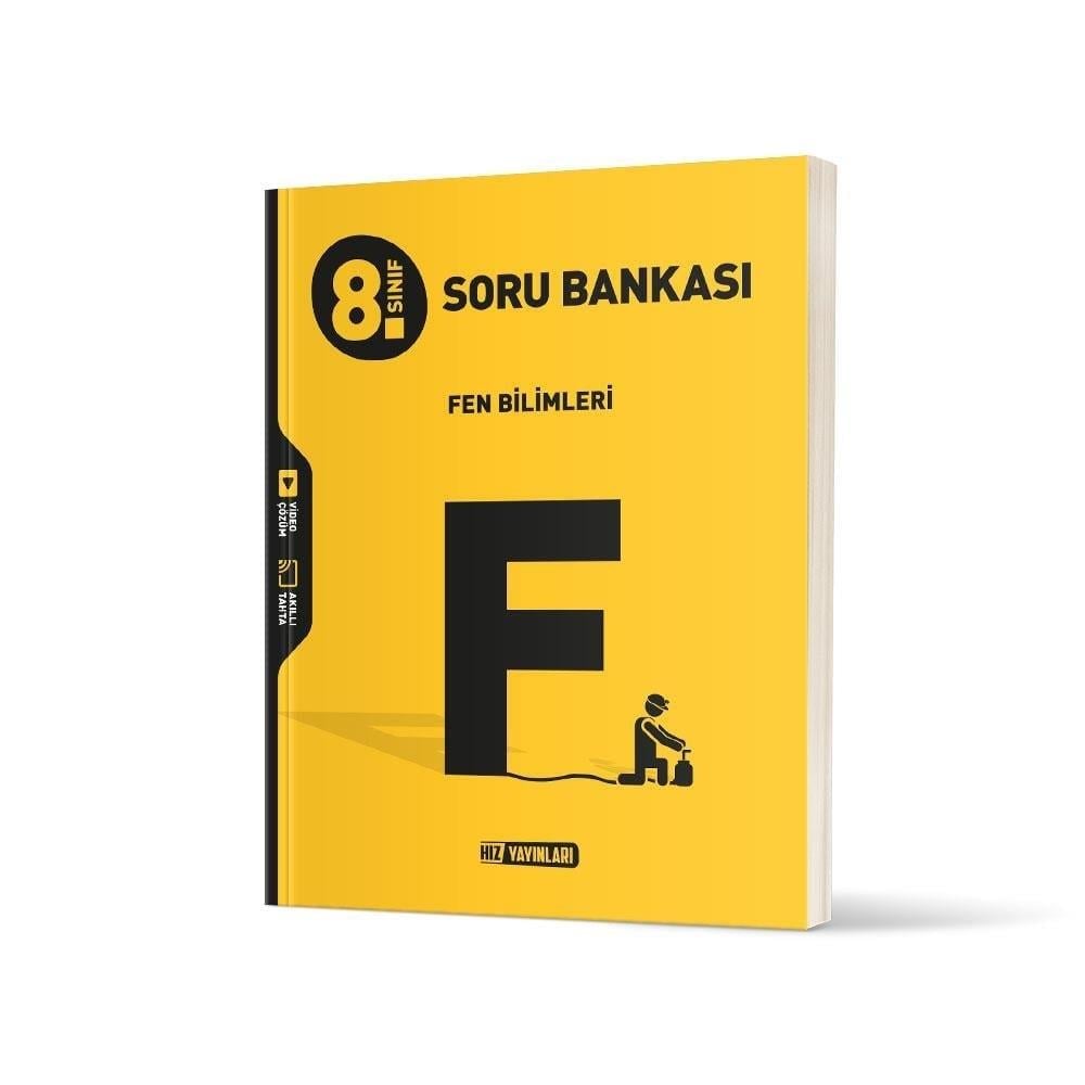 Hız Yayınları - 8. Sınıf Fen Bilimleri  Soru Bankası