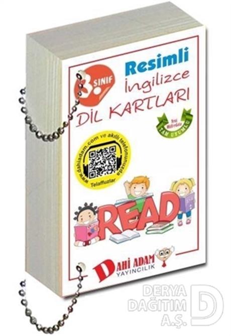 DAHİ ADAM / 3.SINIF RESİMLİ İNGİLİZCE DİL KARTLARI
