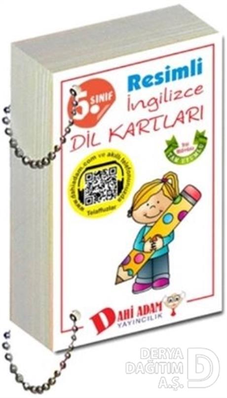 DAHİ ADAM / 5.SINIF RESİMLİ İNGİLİZCE DİL KARTLARI