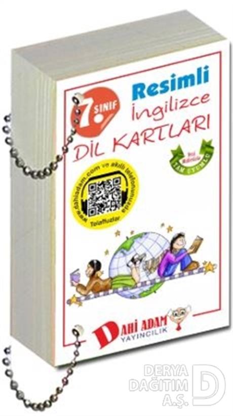 DAHİ ADAM / 7.SINIF RESİMLİ İNGİLİZCE DİL KARTLARI