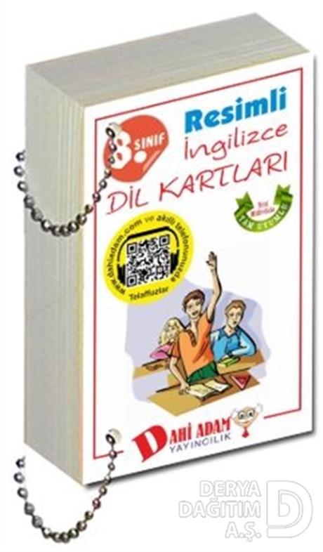 DAHİ ADAM / 8.SINIF RESİMLİ İNGİLİZCE DİL KARTLARI