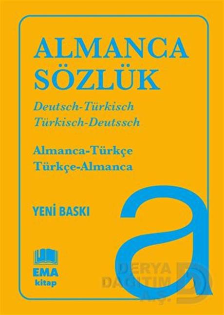 EMA KİTAP / ALMANCA SÖZLÜK -  PLASTİK  (BİALA)  KAPAK