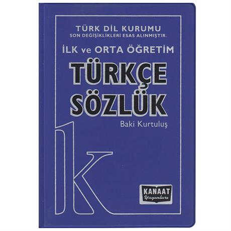KANAAT /  TÜRKÇE SÖZLÜK - (BİYALA KAPAK) İLK VE ORTA ÖĞRETİM