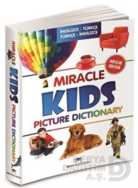 MK / MIRACLE KIDS PICTURE DICTIONARY - İNGİLİZCE - TÜRKÇE (4000 KELİME VE RESİM)