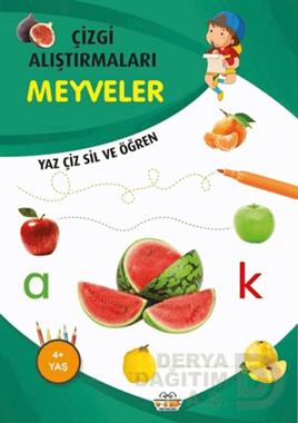 06 YAŞ YAYINLARI / YAZ ÇİZ SİL - MEYVELER