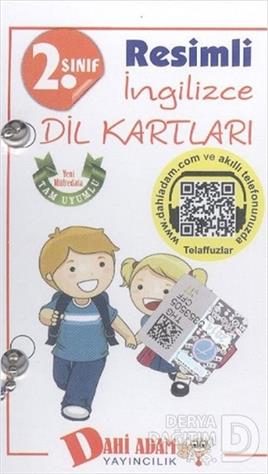 DAHİ ADAM / 2.SINIF RESİMLİ İNGİLİZCE DİL KARTLARI