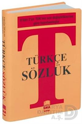 EMA KİTAP / TÜRKÇE SÖZLÜK K. BOY PLASTİK KAPAK