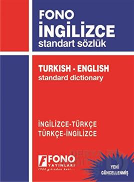 FONO / İNGİLİZCE STANDART SÖZLÜK