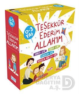 TİMAŞ  / TEŞEKKÜR EDERİM ALLAHIM (4 KİTAP TAKIM) 0 - 3 YAŞ