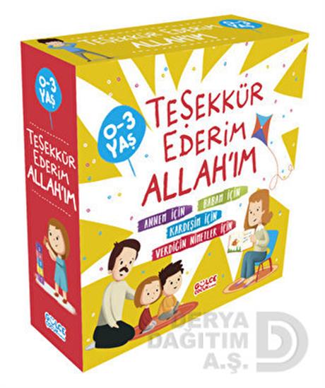 TİMAŞ  / TEŞEKKÜR EDERİM ALLAHIM (4 KİTAP TAKIM) 0 - 3 YAŞ
