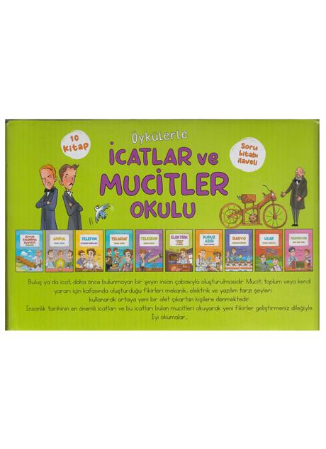 YUVA  /   3 - 4 SINIF İCATLAR VE MUCİTLER OKULU(10 KİTAP)