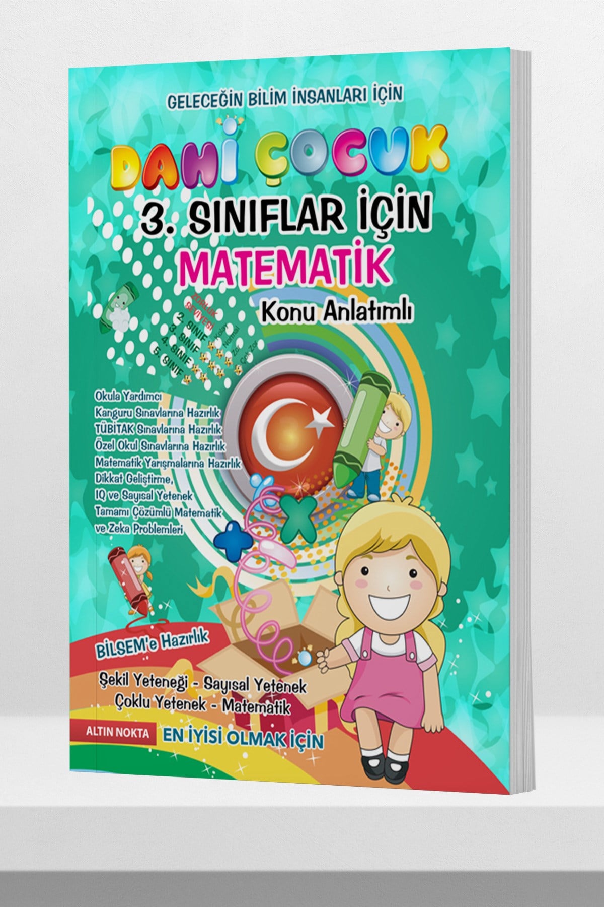 3. Sınıf Dahi Çocuk Matematik Konu Anlatımlı Bilsem Kitabı