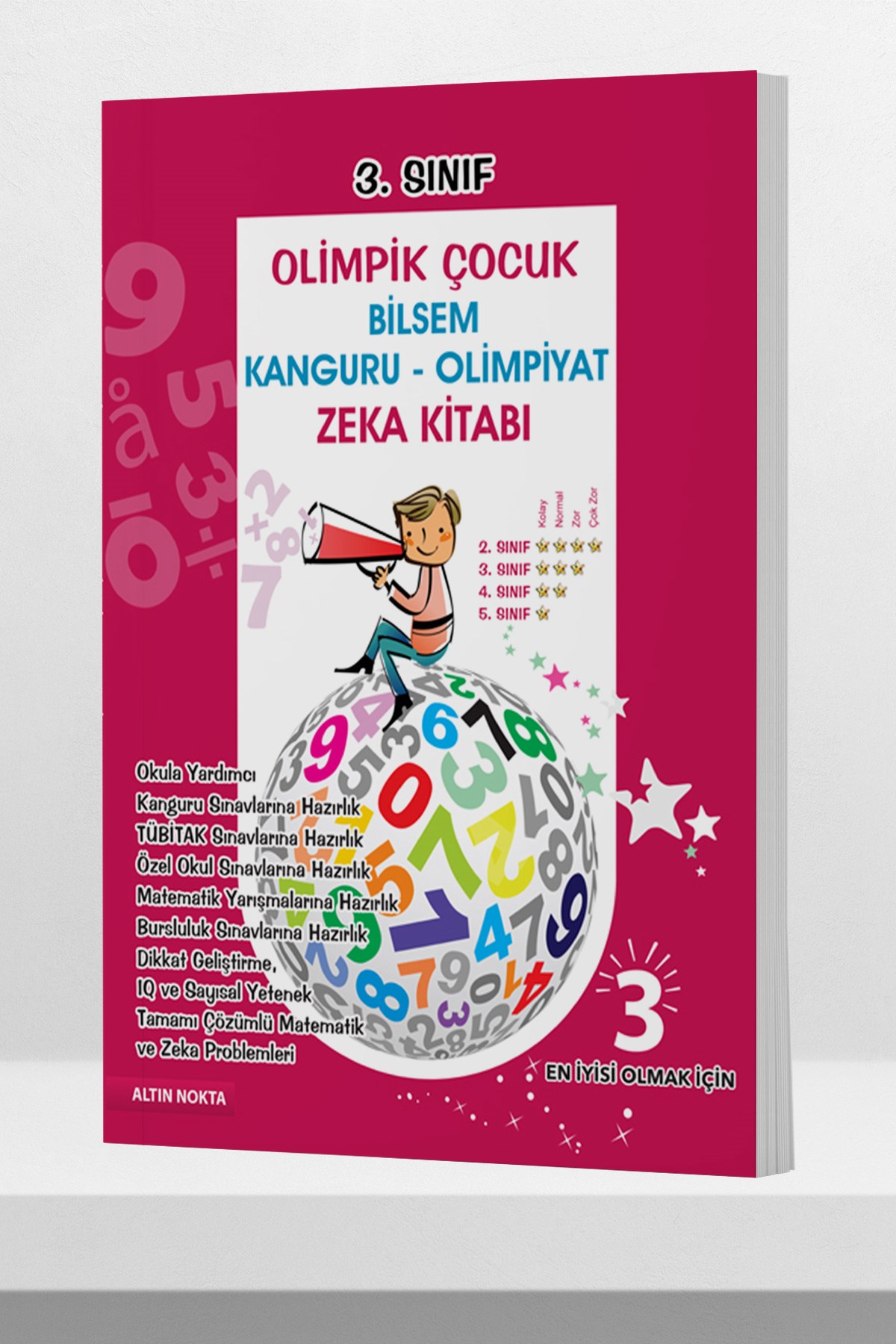 3. Sınıf Olimpik Çocuk Bilsem - Kanguru - Olimpiyat Zeka Kitabı Tamamı Çözümlü