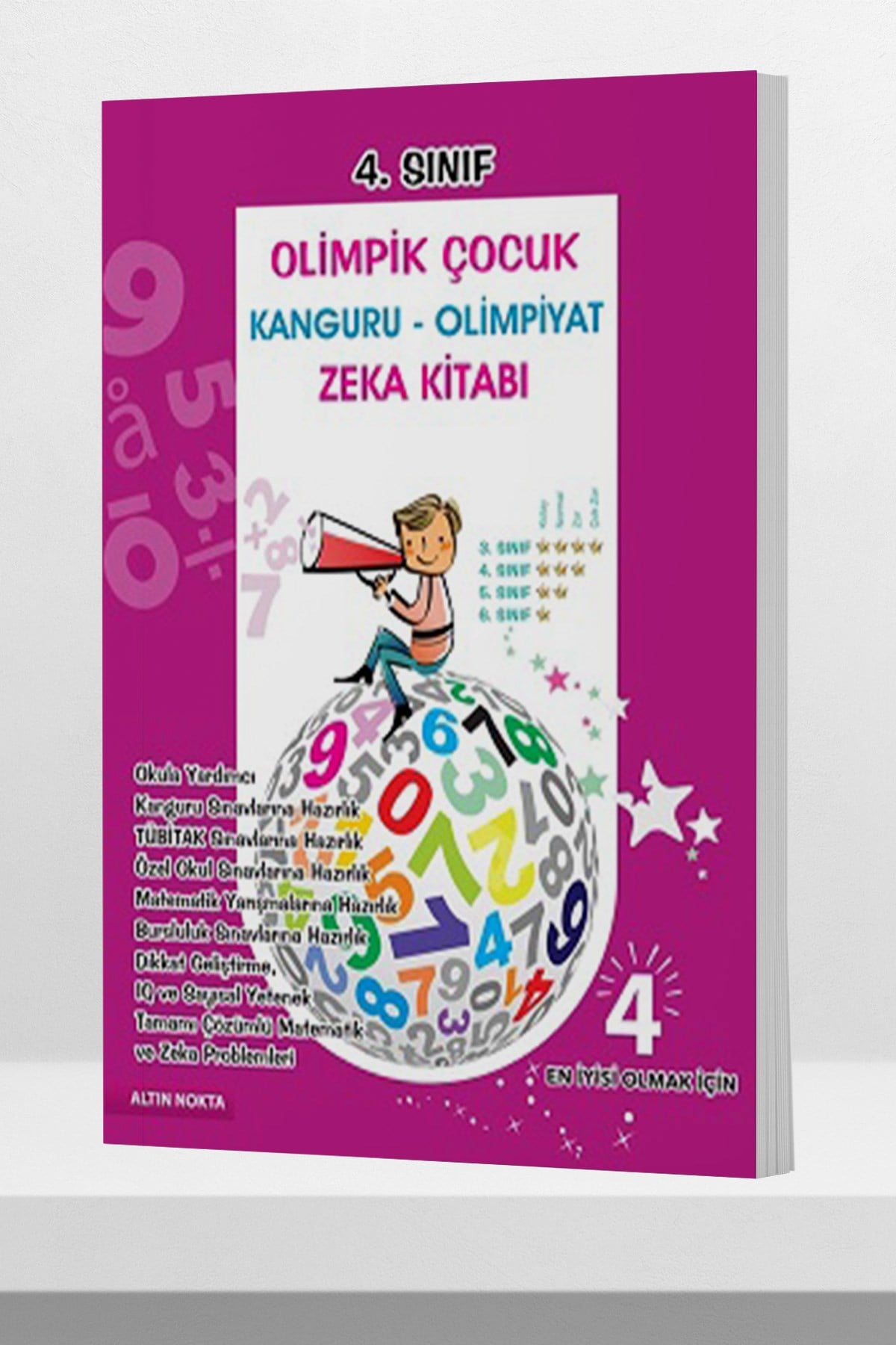 4. Sınıf Olimpik Çocuk Bilsem Kanguru Olimpiyat Zeka Kitabı