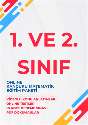 1. ve 2. Sınıf Matematik Yarışmalarına Hazırlık Online Eğitim Paketi-1. Seviye | Bilsem Kanguru Matematik Hazırlık