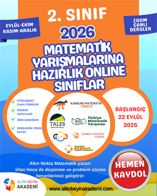 2. Sınıf Kanguru Matematik Yarışmalarına Hazırlık Egitim Seti (Eylül) | Bilsem Kanguru Matematik Hazırlık