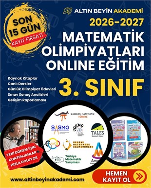 2026-2027 3. Sınıf Matematik Olimpiyatları Hazırlık Paketi | Bilsem Kanguru Matematik Hazırlık