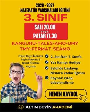 2026-2027 3. Sınıf Matematik Yarışmaları Erken Kayıt Paketi (Kitap Seti) | Bilsem Kanguru Matematik Hazırlık