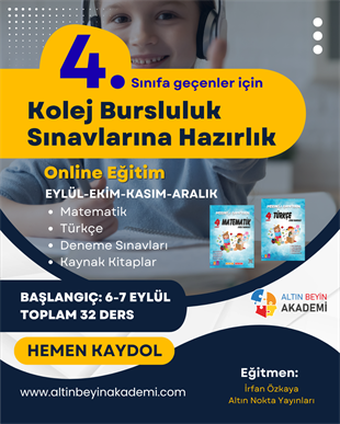 4. Sınıflar İçin Kolej Bursluluk Sınavlarına Hazırlık Eğitim İçeren Kitap Seti | Bilsem Kanguru Matematik Hazırlık