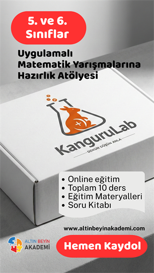 5. ve 6. Sınıf KanguruLab ile Uygulamalı Matematik Yarışmaları Eğitim Paketi | Bilsem Kanguru Matematik Hazırlık
