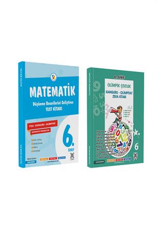 6. Sınıf Kanguru Matematik Yarışmalarına Hazırlık Seti | Bilsem Kanguru Matematik Hazırlık
