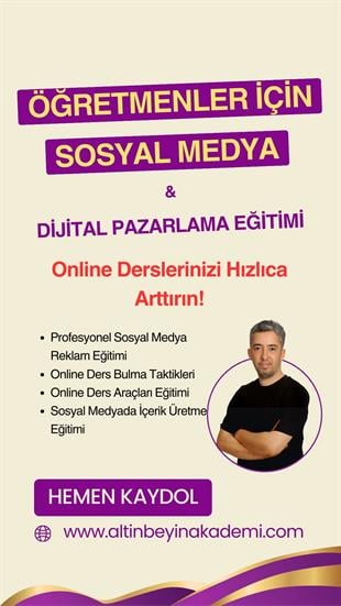 Öğretmenler İçin Sosyal Medya Ve Dijital Pazarlama Eğitimleri | Bilsem Kanguru Matematik Hazırlık
