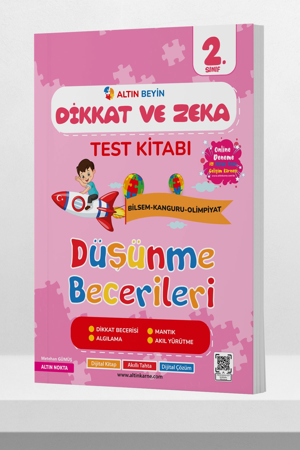 2. Sınıf Altın Beyin Dikkat Ve Zeka Kitabı Altın Beyin'de