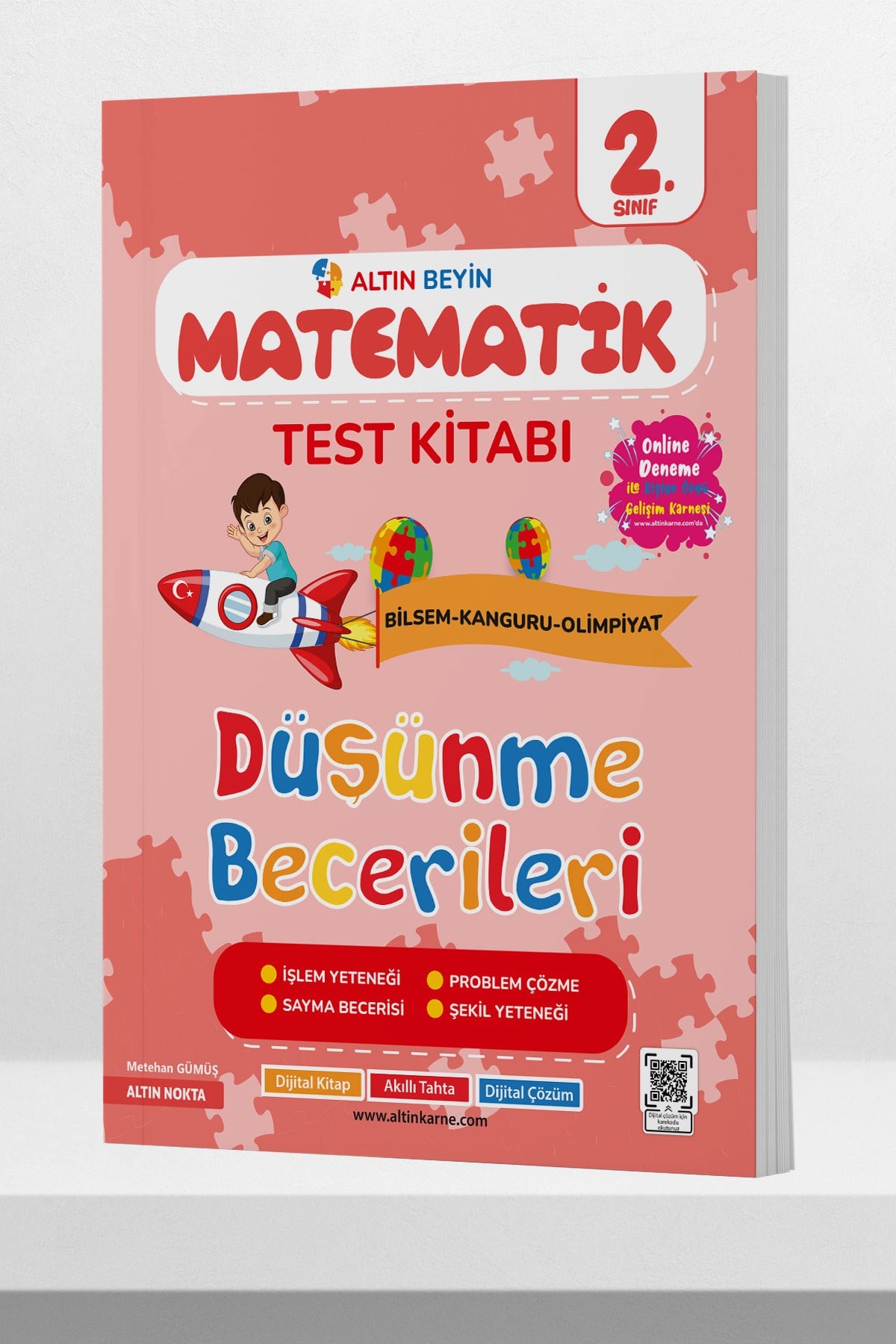2. Sınıf Altın Beyin Matematik Test Kitabı Altın Beyin'de