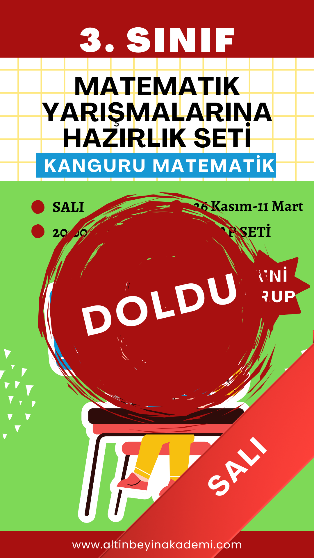 3. Sınıf Matematik Yarışmalarına Hazırlık Seti 2. Grup (Salı) | Bilsem Kanguru Matematik Hazırlık