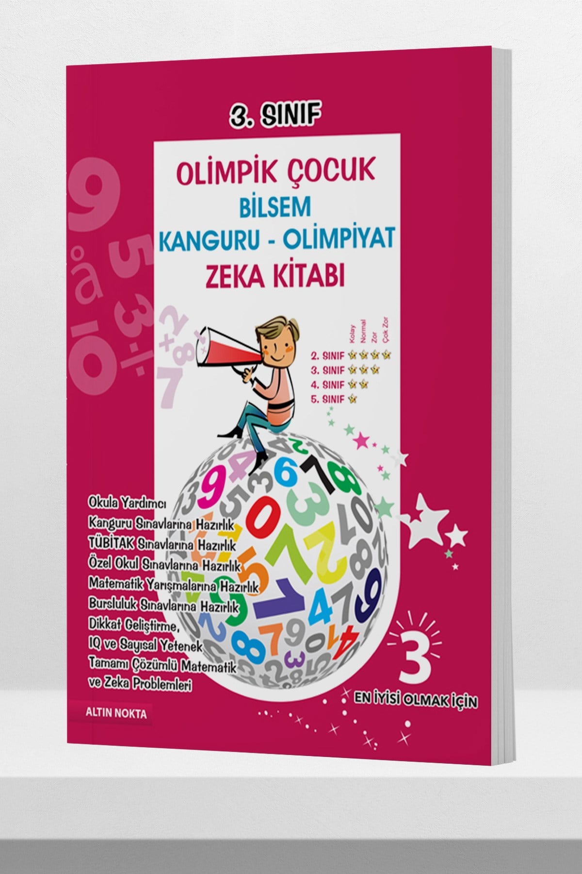 3. Sınıf Olimpik Çocuk Bilsem - Kanguru - Olimpiyat Zeka Kitabı Tamamı Çözümlü