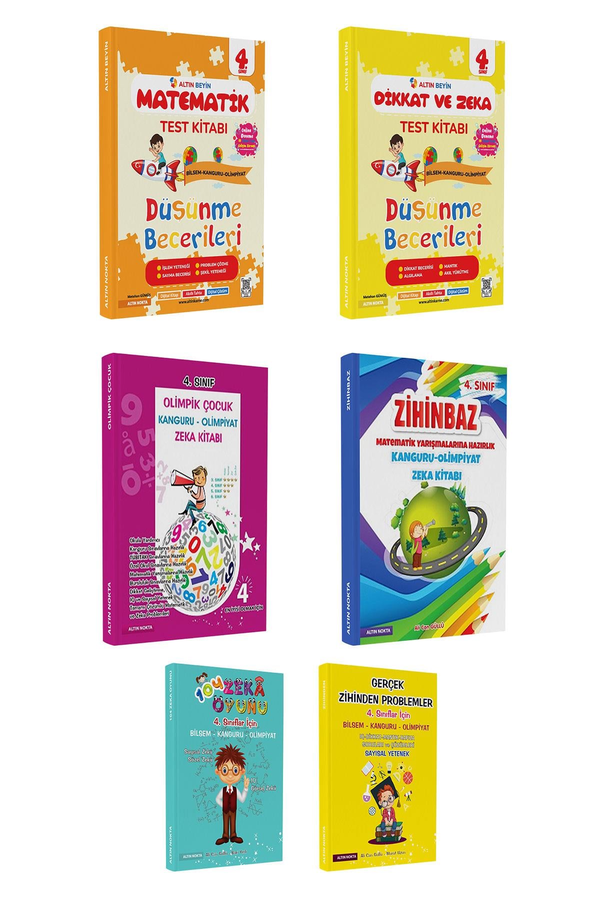 4. Sınıf Bilsem Kanguru Zeka 9'lu Set | Bilsem Kanguru Matematik Hazırlık