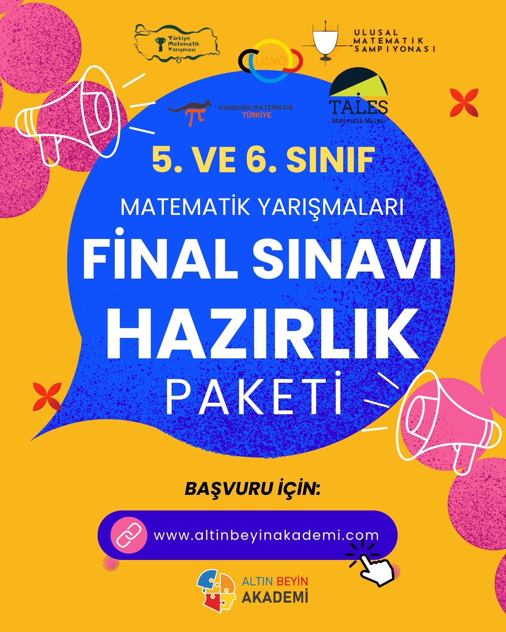 5. ve 6. Sınıf Matematik Yarışmaları Final Sınavı Hazırlık Paketi | Bilsem Kanguru Matematik Hazırlık