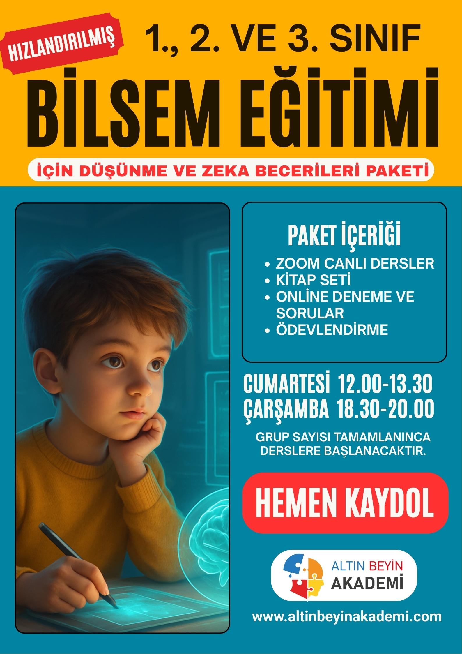 Bilsem Sınavları İçin Düşünme Becerileri ve Zeka Gelişimi Paketi | Bilsem Kanguru Matematik Hazırlık