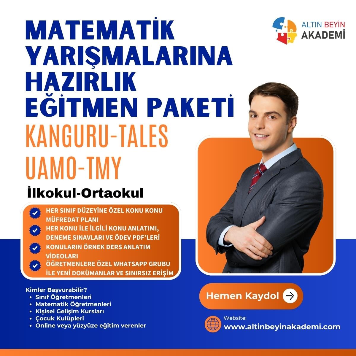 Kanguru Matematik Eğitmen Paketi | Bilsem Kanguru Matematik Hazırlık