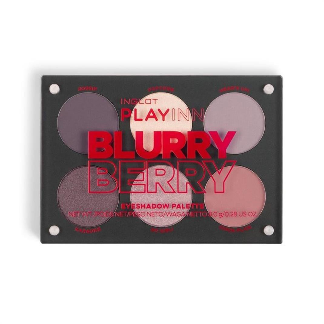 INGLOT PLAYINN Blurry Berry Eye Shadow Palette