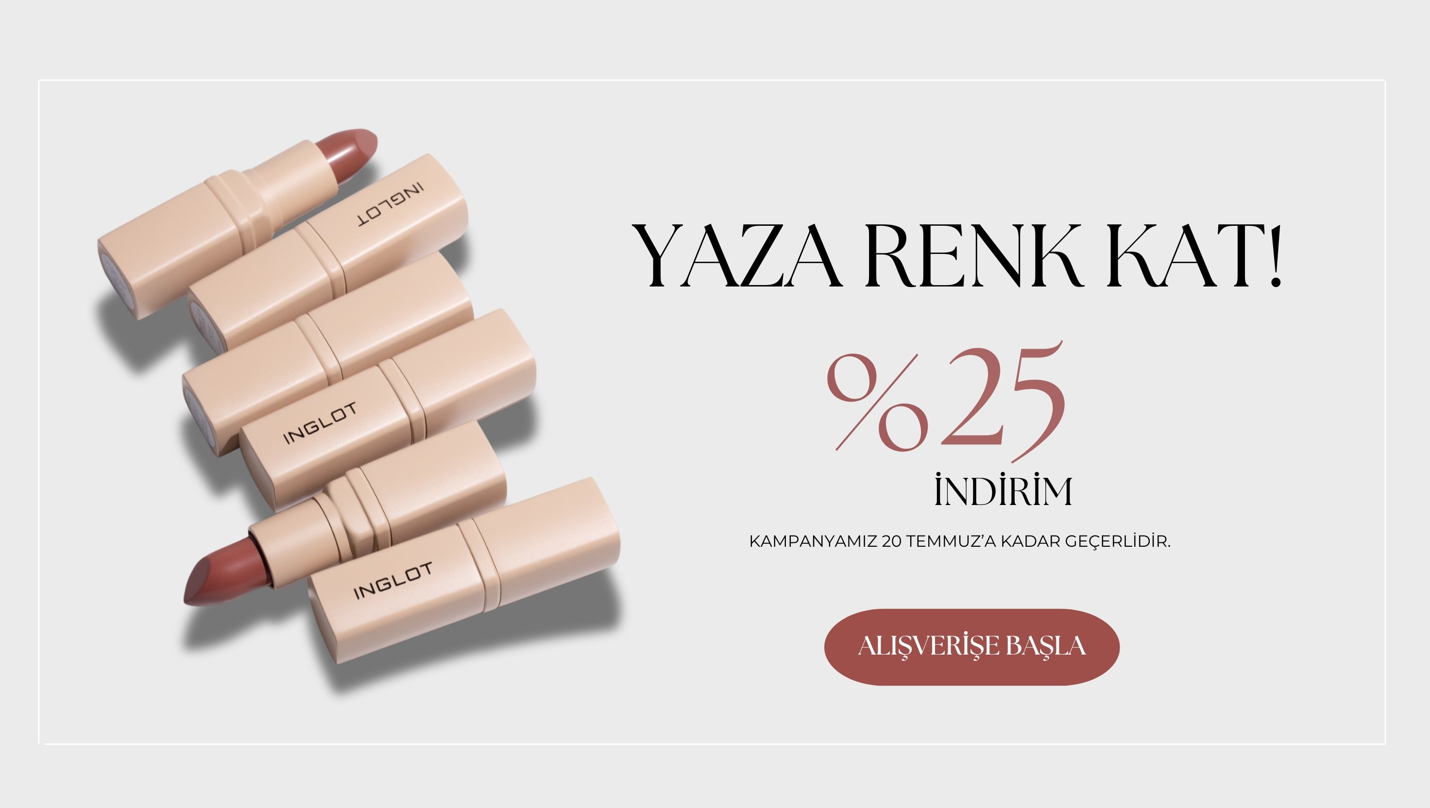 INGLOT %25 Yaz İndirimi – Tüm ürünlerde sezon fırsatı