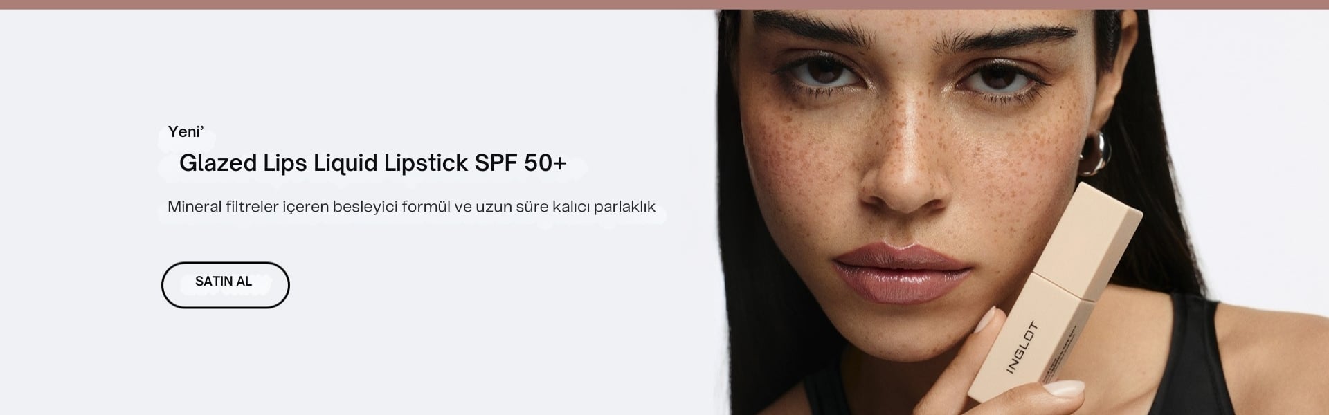 INGLOT Glazed Lips Likit Ruj SPF 50+