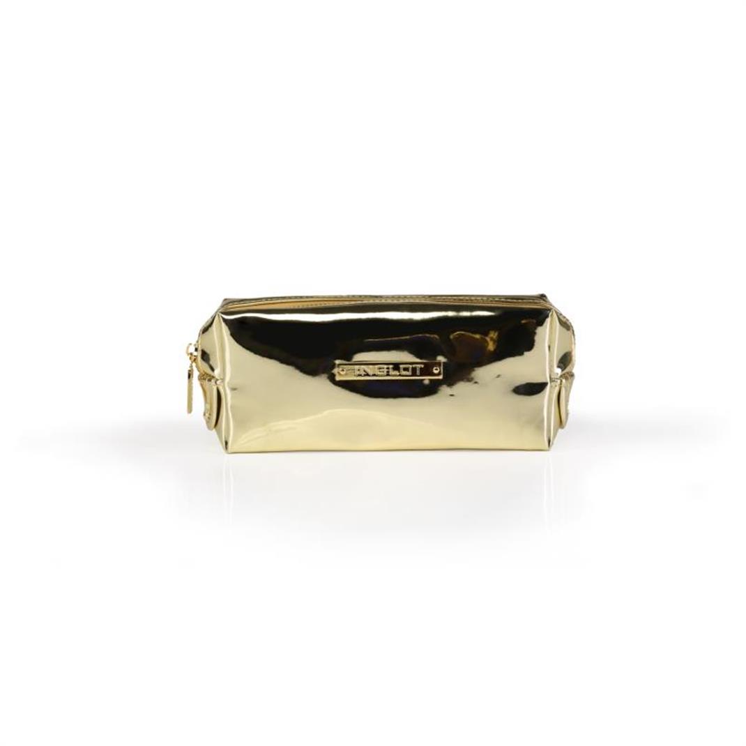 Cosmetic Bag Mirror LIGHT GOLD (R24459C)