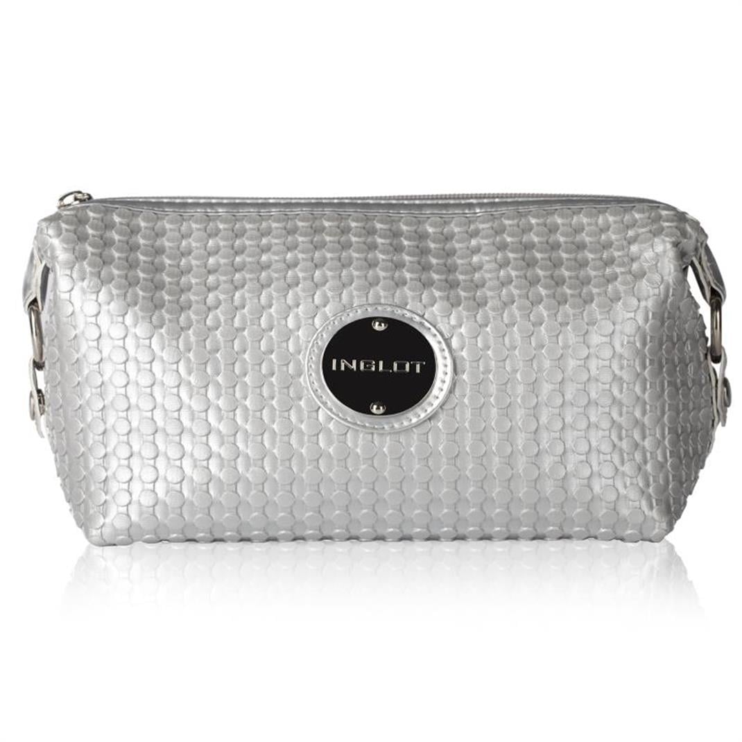 Silver Makeup Bag