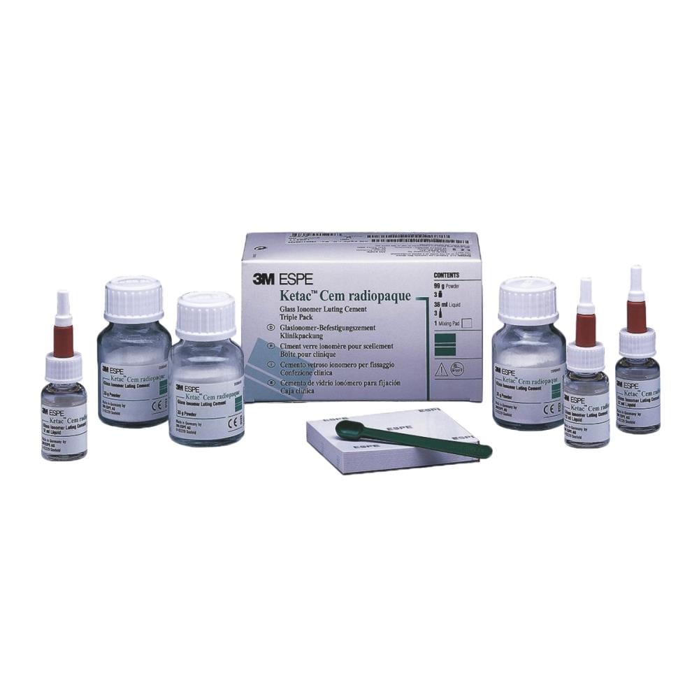 3M Ketac Cem Radiopaque Cam İyonomer Siman 3'lü Set