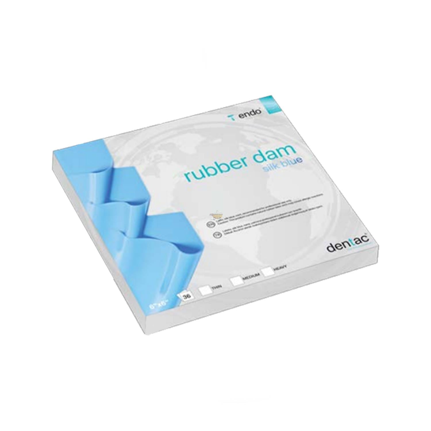 DENTAC T-Endo SilkBlue Rubber Dam Lastiği Yüksek Kalite