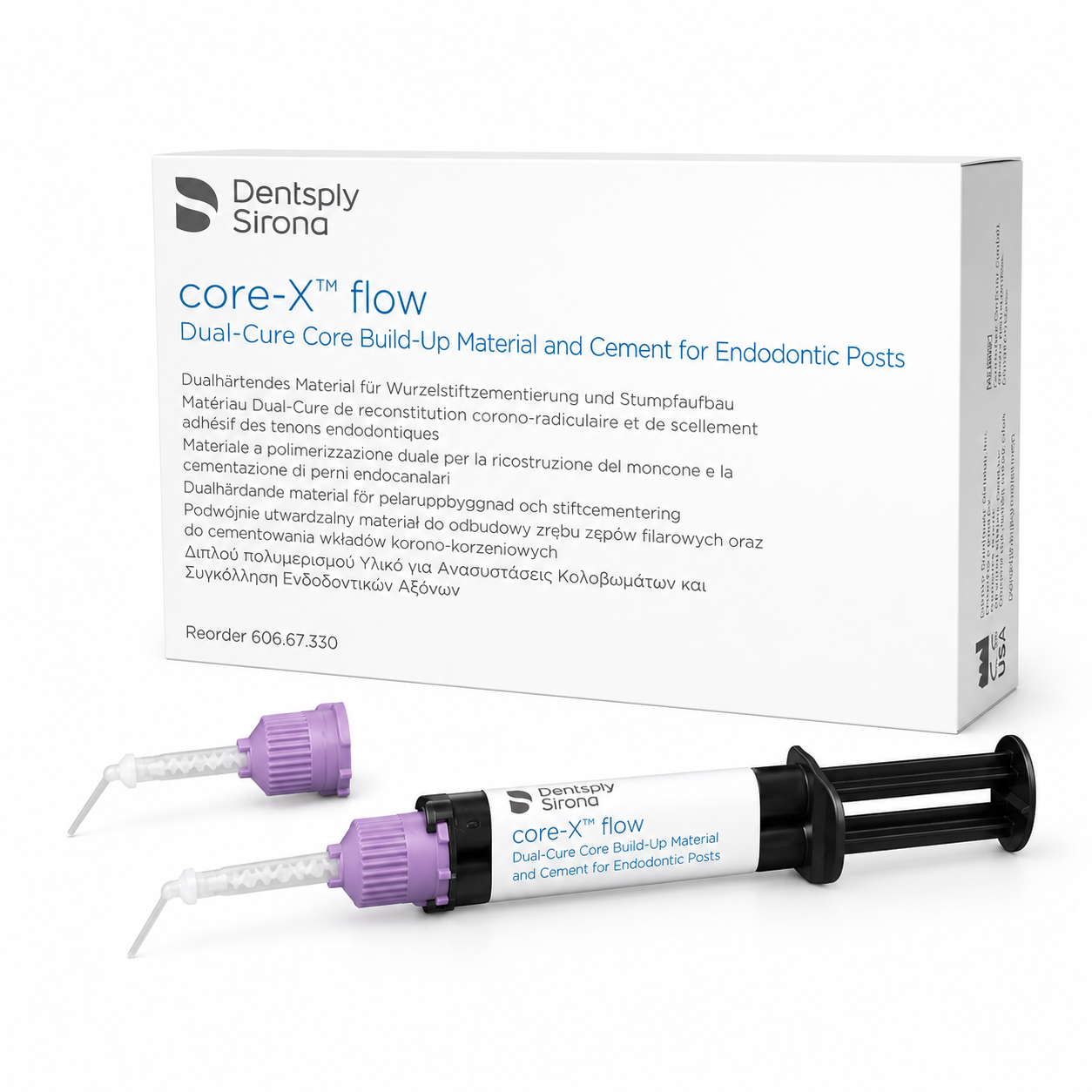 Dentsply Core-X Flow Dual Cure Kor Meteryali Set